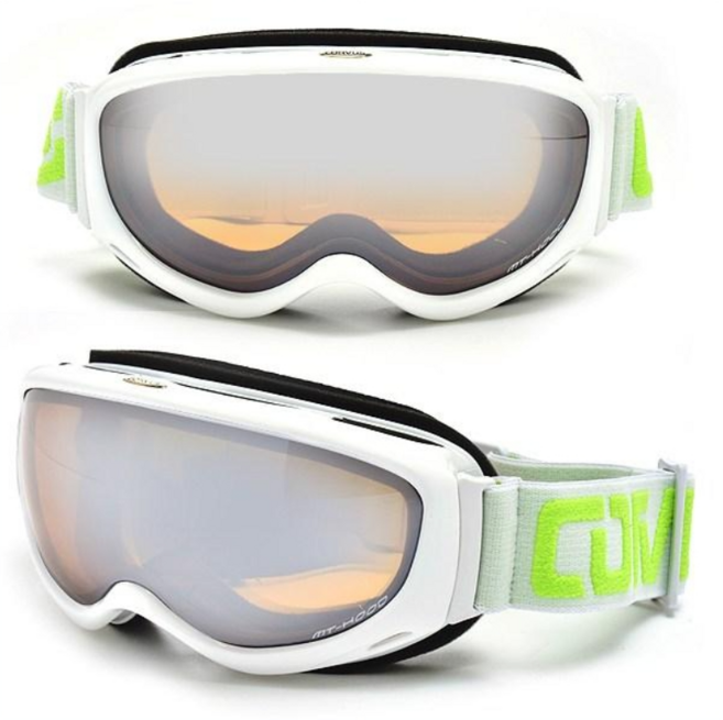 <단독 한정> CORVUS / MADE IN KOREA / 한국인_Fit / UV400 자외선차단 더블렌즈안티포그 미러렌즈 안경병용 성인용 스키보드 고글 613DL WH, CV-613DL WT