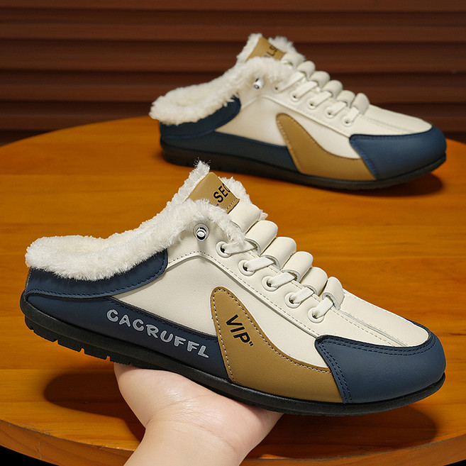 남성 겨울 홈 기모 슬리퍼 남자 슬리퍼 사무실 슬리퍼 편안한 슬리퍼 세미 슬리퍼 여름 쿠션 아웃도어 샌들