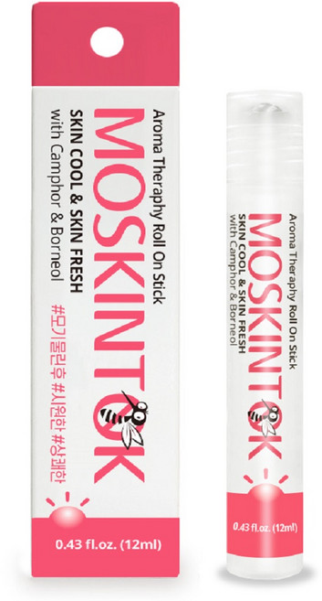 모스킨톡 아로마테라피 스킨쿨 스킨프레시 롤온스틱, 1개, 12ml