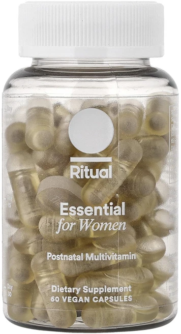 Ritual 에센셜 포 여성 산후 종합비타민 민트 베지 캡슐 60정, Ritual에센셜포여성산후종합비타민민트베지캡슐60정, 1개 - 쿠팡