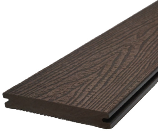 하마외장재 합성목 합성데크 20T 솔리드형 다크브라운 3M, 1개