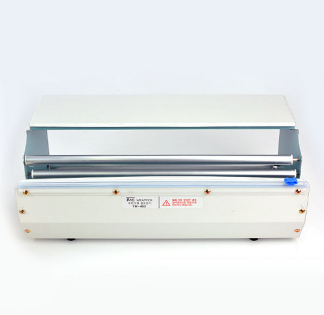 슬라이드형 랩포장기 TW-400C 수동 비전기 랩절단기계 랩핑기 커팅기 메탈 업소용, 랩포장기 TW-400C(슬라이드형), 1개