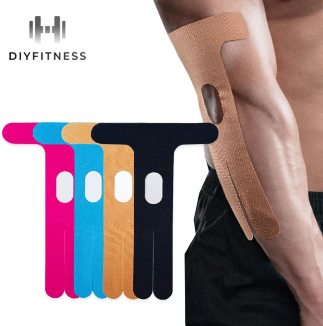 DIYFITNESS 러닝 어깨 발바닥 무릎 발목 손목 팔꿈치 보호 근육 스포츠 테이프, 1세트 - 쿠팡