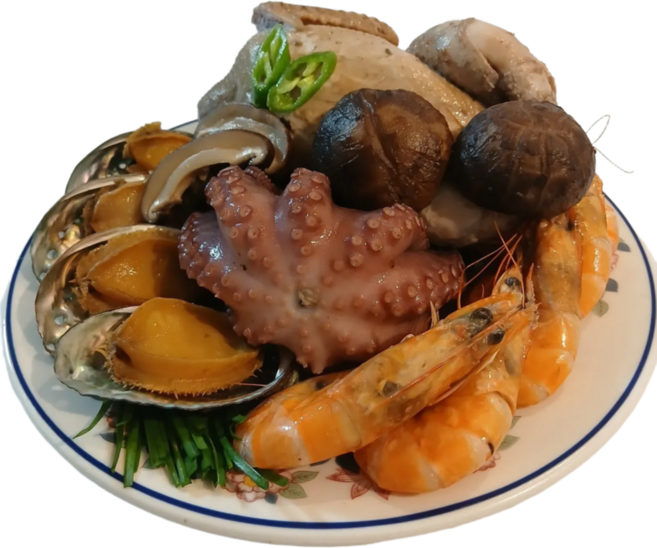 [정든촌] 푸짐한 밀키트 프리미엄 특급 문어 해신탕 간편한 복날 몸보신 백화점 식품관 선물용, 1세트, 1.8kg