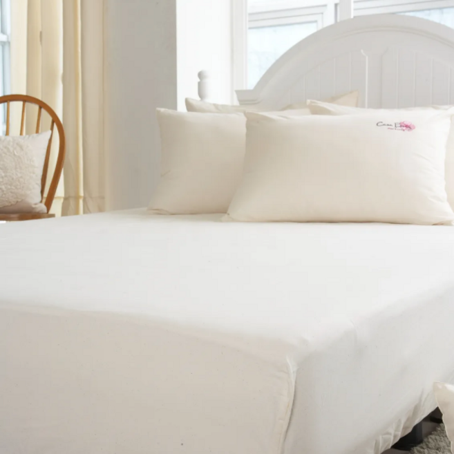 희 40수 트윌 광목 홑겹 매트커버 (SS/Q)