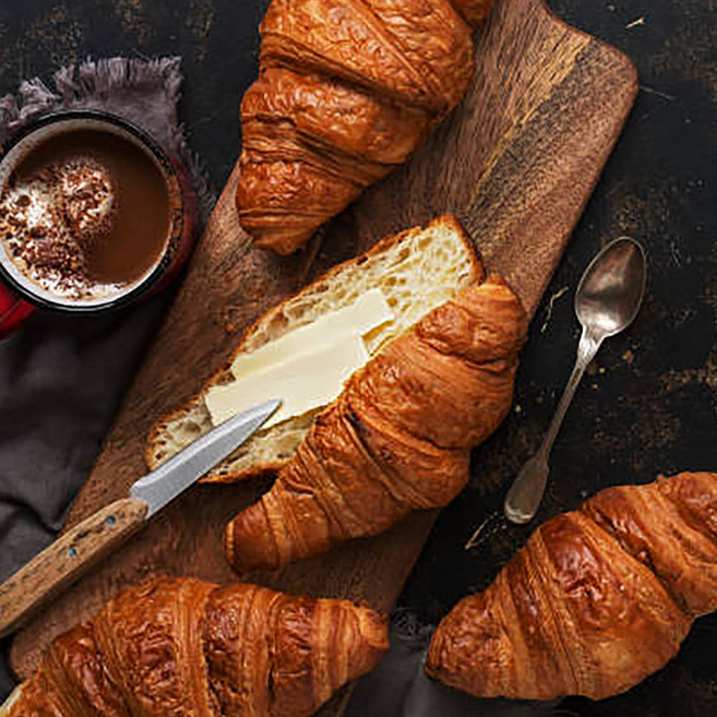 브리도 AOP 크로와상생지 70g 30입 2봉 2100g 에어프라이어빵 버터크로핀 크룽지만들기, 60개