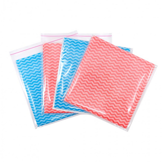 Kimspp 물결행주 대 38x38cm 벌크 반포장 완포장 핑크 블루 홍보용 판촉용 행사용행주, 블루(대)-벌크, 1개, 블루(대)-벌크