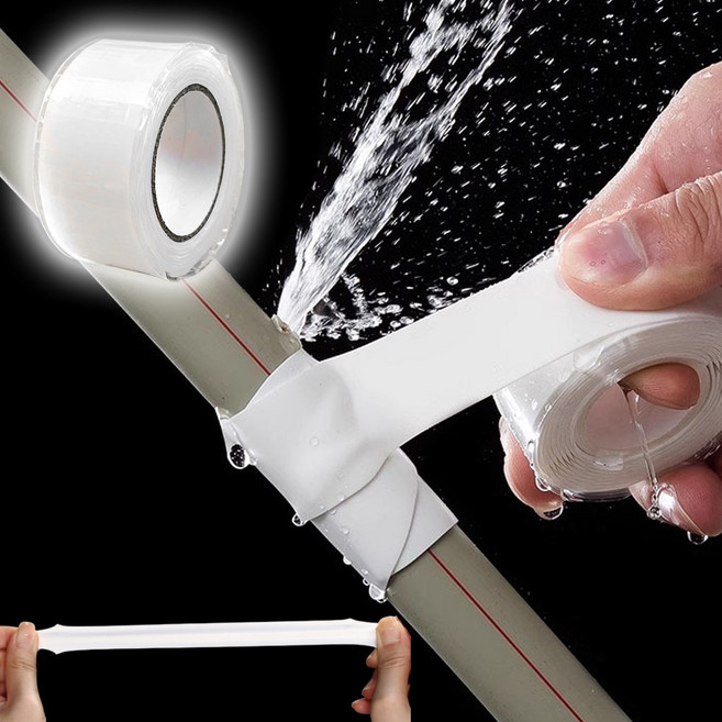 별오점 초강력 접착 누수방지 실리콘 욕실 방수 테이프, 1개