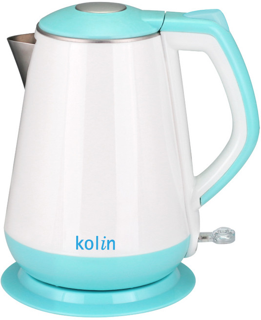 kolin歌林1.5L雙層防燙不鏽鋼快煮壺 1200W快速加熱 304不鏽鋼內膽, KPK-UD1519