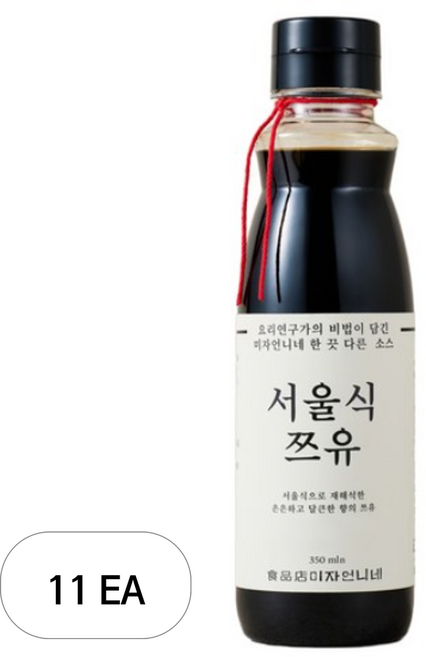 미자언니네 서울식 쯔유, 11개, 350ml