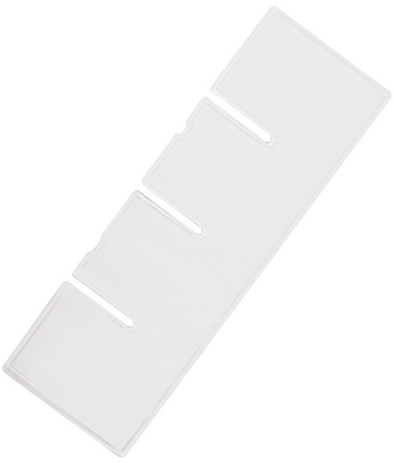 모아이샵 다용도 투명 수납함(대형) 601 칸막이(조립식 401 407 공용), 1개, 가로