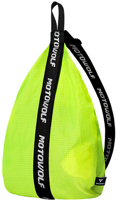 알나인 오토바이 헬멧 가방 바이크 백팩 MB8, 네온 그린