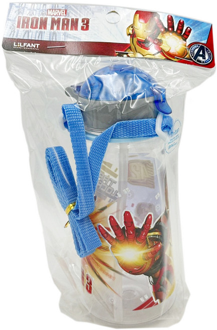 마블프리미엄 빨대 물통 아이언맨 MV4524, 1개