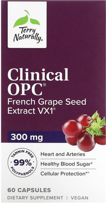 Terry Naturally Clinical OPC 300mg 캡슐 60정, TerryNaturallyClinicalOPC300mg, 1개 - 쿠팡
