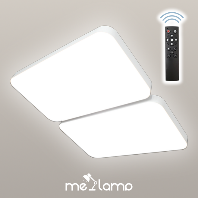 LED 심플슬림 리모컨 거실등 120W / 180W 삼성칩 플리커프리 국산 방등, 5_심플 슬림 거실등리모컨120W-화이트, 6500K