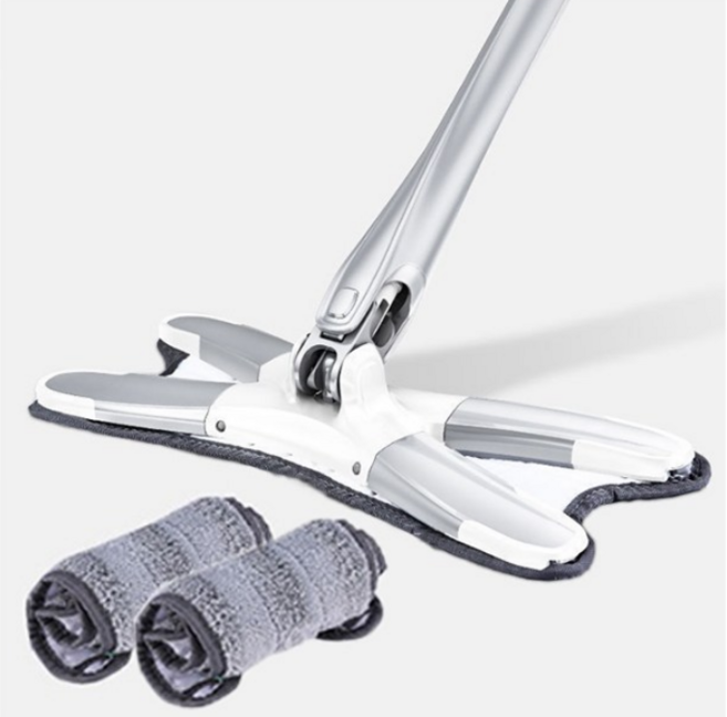 국내 1위 유니젯 핸즈프리 노터치 짤스비 트위스트 대걸레 초간편 탈수 극세사 물걸레 밀대 청소기 + 리필걸레 3p, 1개