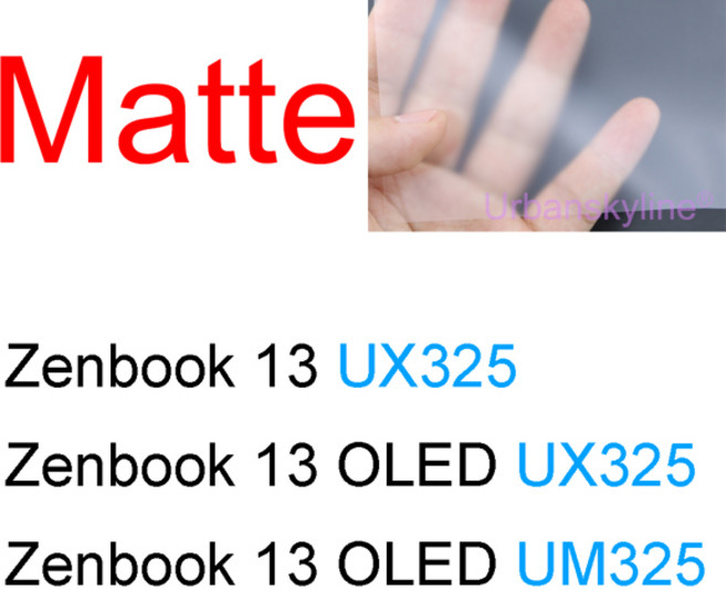 호환 ASUS Zenbook 13 Pro 14 15 플립 UX3405 UX5304 UM3406 UM3504 UX6404 HD 투명 매트 무광 필름 OLED 스크린 보호대, [04] Matte, 1개