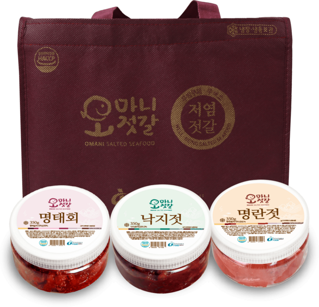 속초 오마니 선물세트 젓갈 1호, 1개, 350g