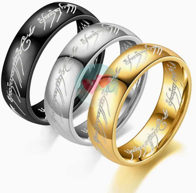 무알러지 절대반지 티타늄 변색X 패션 반지 합격 소원성취 남성 여성