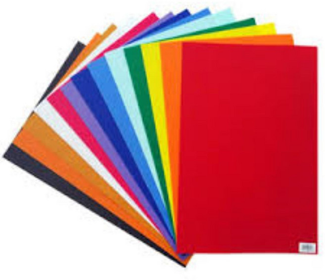 문구랑만들기랑 8절 펠트 30x45cm 비접착 접착 1장, T-68(접착)