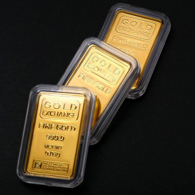 [내일출발] (1+1+1) 24K 순금 미니 골드바(0.03g) 기념일 금선물 3종 선물 세트