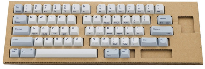 해피해킹 HHKB Professional PFU 키캡 세트 영어 배열 화이트, PD-KB400KTW, HHKB PFU 키캡