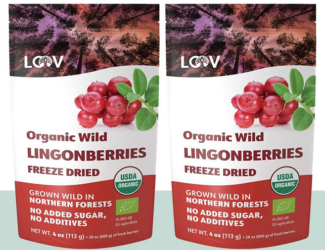 루브 링곤베리 안토시아닌 핀란드 건조링곤베리 113g 3주분, 2개