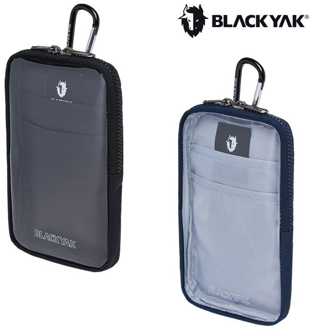 [블랙야크]24년 남여공용 스마트폰 수납 보조 미니백 파우치 모바일파우치A 2BYABX4917, BLACK