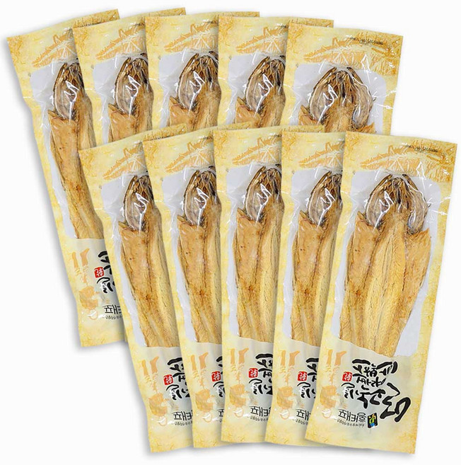 금복식품 국내가공 황태포 왕특대 46cm 48cm 제수용 명절선물 10미 개별포장, 10개