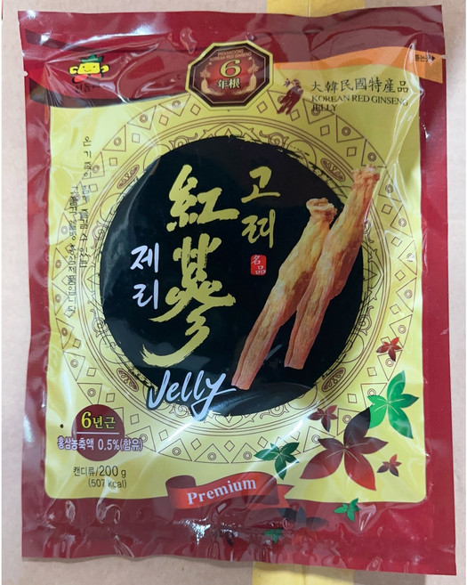 햇사랑식품 고려홍삼제리 200g 6개