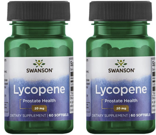 스완슨 리코펜 20mg 소프트젤, 60정, 2개