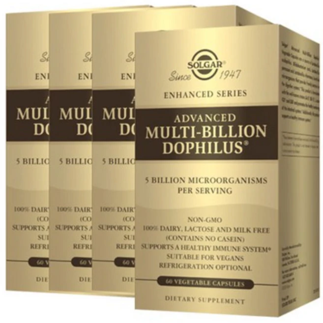 솔가 어드밴스 멀티-빌리언 도필러스 베지터블 캡슐, 60정, 4개 - 쿠팡