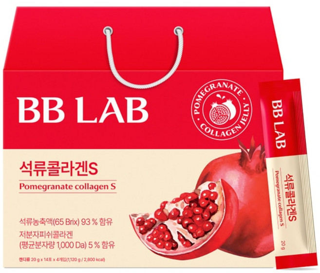 뉴트리원 BB Lab 석류콜라겐S 20g x56포, 1.12kg, 1세트
