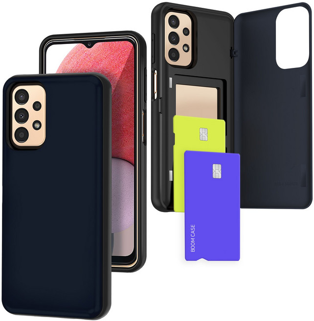 베스티아 갤럭시 매트스킨 단색 마그네틱 간편 카드수납 도어 범퍼케이스