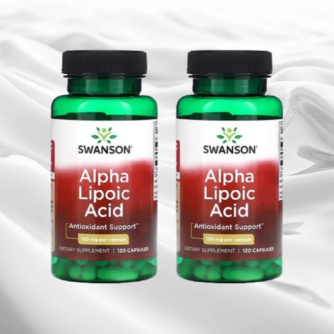 스완슨 알파리포산 100mg 캡슐 120정, 2개 - 쿠팡
