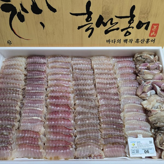 바다의백작 흑산도 홍어7kg한마리(홍어애탕거리제공), 1개, 단품