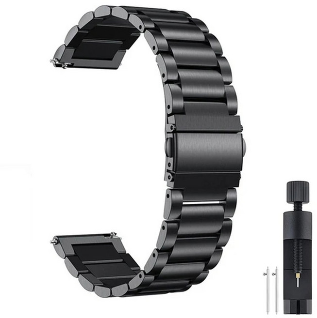 오메가호환 X 스와치 문스와치 스트랩용 금속 밴드 20mm 스테인레스 스틸 팔찌 비즈니스 손목 밴드 교체 액세서리