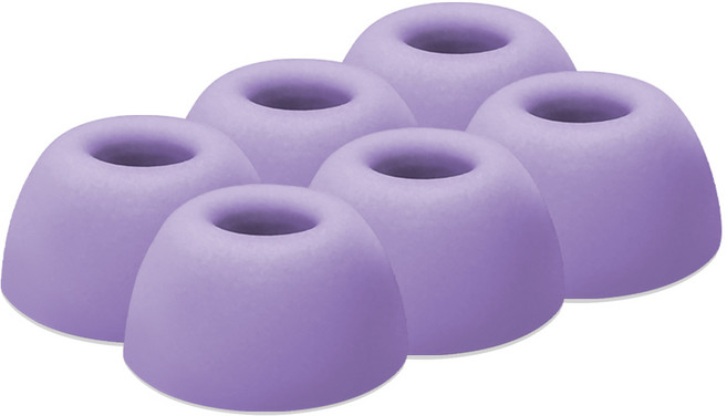 더조은셀러 실리콘 이어팁 이어캡 스윗팁 크기별 6P 3쌍 갤럭시 버즈2 프로, 1세트, 보라퍼플-L(6P)