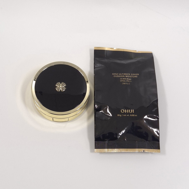 오휘 얼티밋 커버 쿠션 모이스쳐 본품 15g + 리필 15g, 1호 밀크 베이지, 1개
