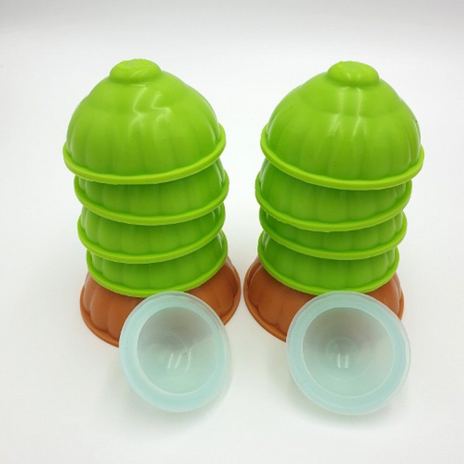 의료용 백살 한방애 실리콘부항기 부항세트 12컵, 1