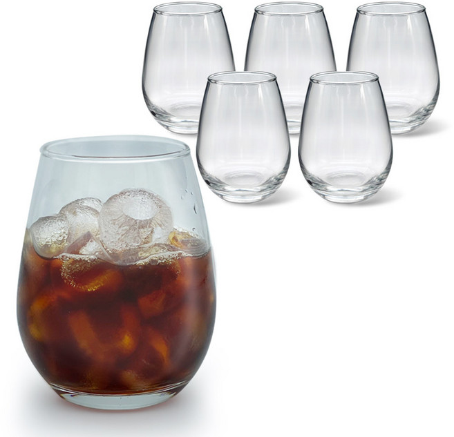 다이아글라스 프리지아 텀블러 중 350ml 유리컵 6P 세트, 1개