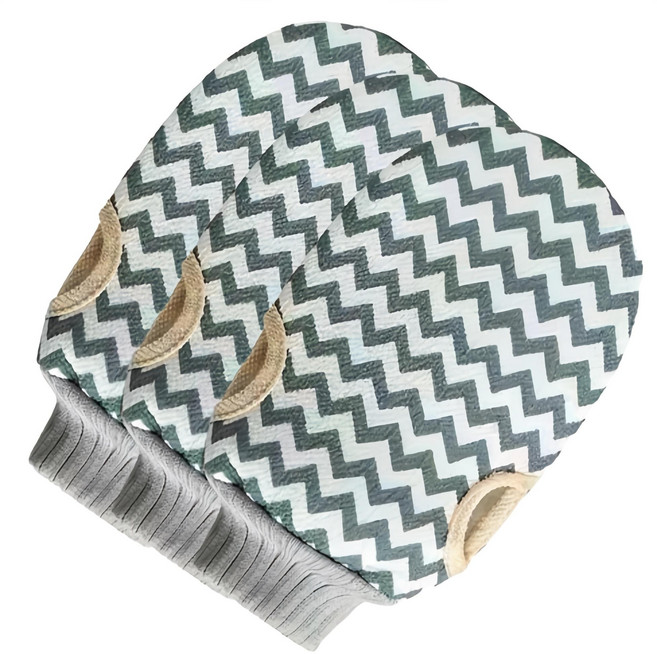 네스팅홈 벙어리 각질제거 때장갑, 네이비블루, 1개입, 3개