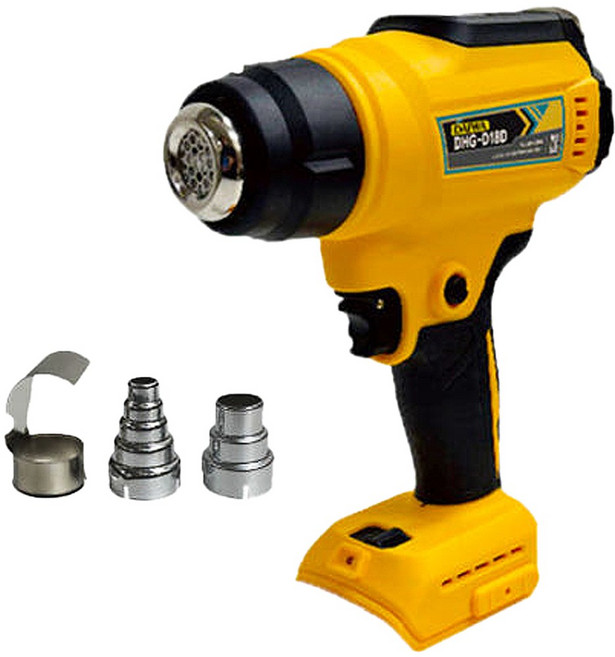 충전 무선 휴대용 열풍기 히팅건 디지털 온도조절 본체만 디월트배터리 호환 다이와 DHG-D18D