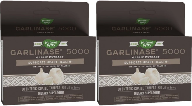 네이처스웨이 갈리네이즈 5000 마늘 추출물 320mg, 2개 - 쿠팡