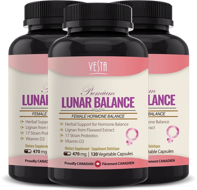 [캐나다본사 빠른직구] 베스타 루나밸런스 여성 호르몬 균형 에스트로겐 우세 조절 생리불순 PMS 증상 생리통 영양제 120캡슐, 3개, 120정 - 쿠팡