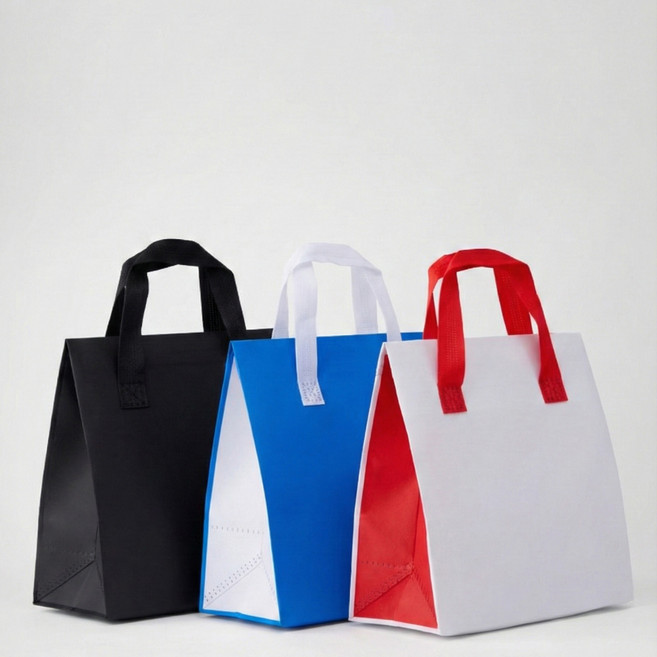 (100개입)정담 일회용 케이크 보냉백 손잡이 피크닉 베이커리 아이스백 4호, 100개, 화이트