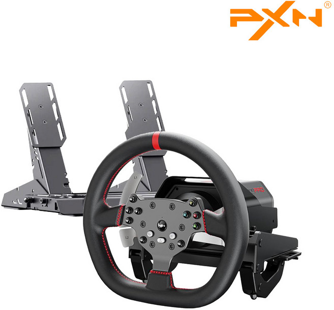 [PXN 정품] V10 Ultra 다이렉트 드라이브 레이싱 휠 Direct Drive Racing wheel (PC/PS3/PS4/XBOX 호환), 1개