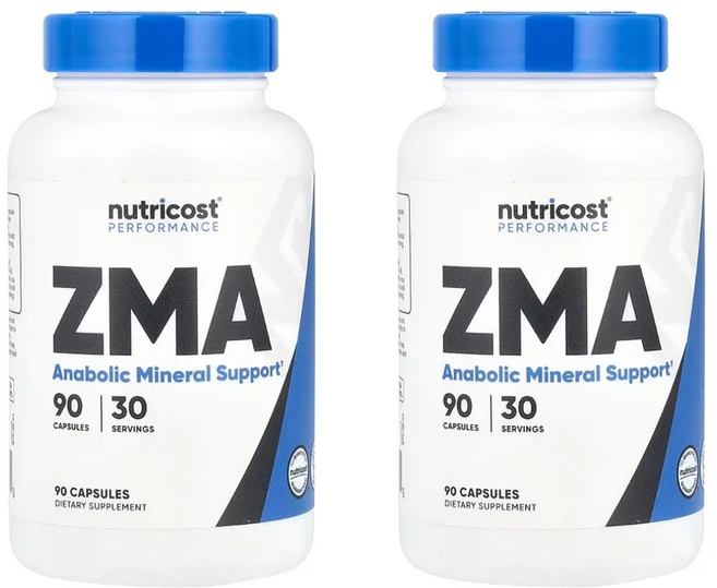 뉴트리코스트 ZMA 칼슘마그네슘아연, 2개, 90정 - 쿠팡