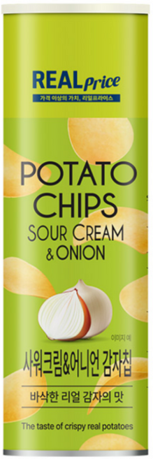 사워크림어니언감자칩110G 대용량 편의점 과자 24개 1박스, 110g