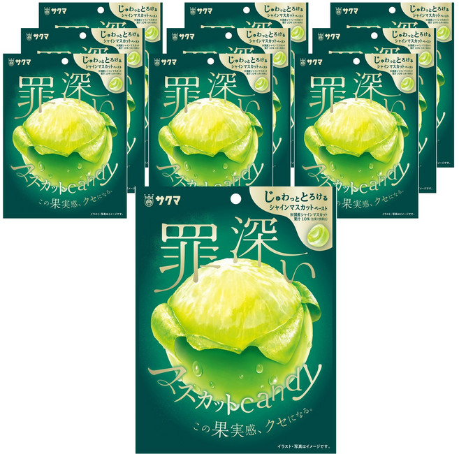 佐久間 罪惡麝香葡萄糖, 10個, 54g